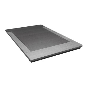 Pedana Base per Doccia Solare da Esterno Giardino 97x75 in Composito Antiscivolo