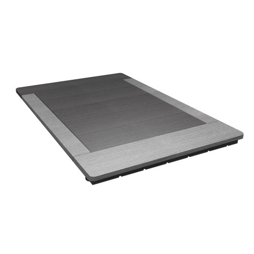 Pedana Base per Doccia Solare da Esterno Giardino 97x75 in Composito Antiscivolo