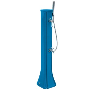 Doccia Riscaldamento Solare 23 litri Blu in Resina da Giardino Esterno Piscina