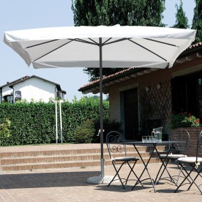 Giardino Ombrellone Rettangolare 2x3 Mt Con Manovella Tavolo Terrazzo Senza Base 2