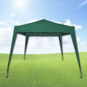 Giardino Gazebo Verde Richiudibile Fisarmonica 3x3 Pop Up Ombra Pieghevole Sacca 2