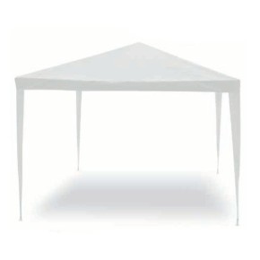 Gazebo Bianco Smontabile 3x2 Acciaio Ombreggiante Ombra Giardino Feste Esterno
