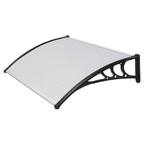 Pensilina Policarbonato 120x100 Alveolare Satinato Abs Tettoia Portone Modulare