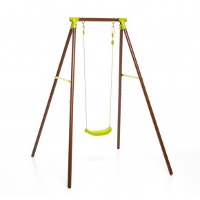 Altalena in acciaio 1 Posto Seggiolino a Tavoletta per Bambini da Giardino | BricoShop24