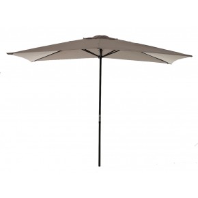 Ombrellone Rettangolare Grigio 3x2 metri con Manovella da Giardino | BricoShop24