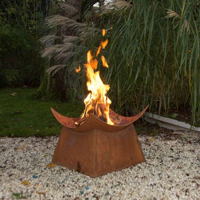 Barbecue Braciere da Esterno Giardino in Acciaio per Legna | BricoShop24