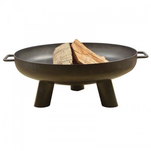 Braciere Portatile Barbecue da Esterno Giardino Tondo per Legna