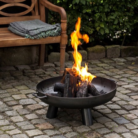Braciere Portatile Barbecue da Esterno Giardino Tondo per Legna