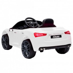 Macchina Elettrica a Batteria Maserati Ghibli Bianca Radiocomandata 2