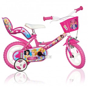 Bicicletta per Bambina 14 Pollici Princess 3 4 5 6 Anni Rotelle | BricoShop24