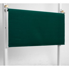 Tenda da Sole 150x250 H Caduta Verde Rullo Alluminio Attacco Soffitto Balcone 