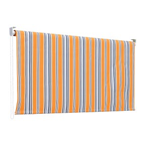 Tenda Sole 150x250 H Caduta Riga Gialla Rullo Alluminio Attacco Soffitto Balcone 2