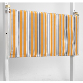 Tenda Sole 150x250 H Caduta Riga Gialla Rullo Alluminio Attacco Soffitto Balcone