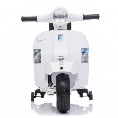 Mini Vespa Piaggio Bianca Elettrica per Bambini Batteria 6 V