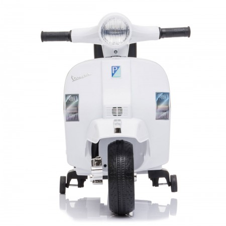 Mini Vespa Piaggio Bianca Elettrica per Bambini Batteria 6 V