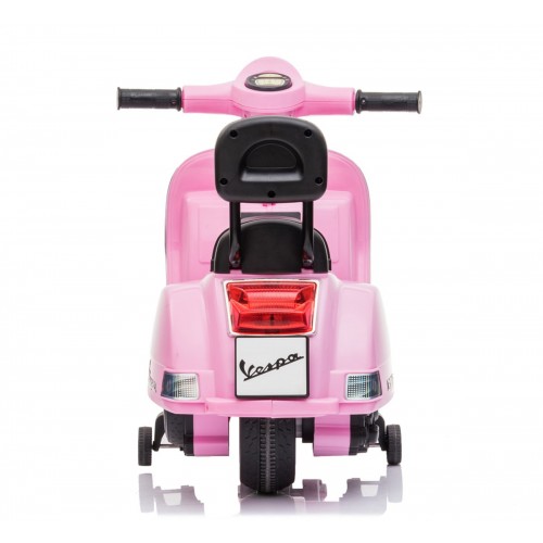 Mini Vespa Piaggio Rosa Elettrica per Bambini Batteria 6 V