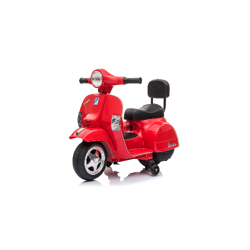 Mini Vespa Piaggio Rossa Elettrica per Bambini Batteria 6 V
