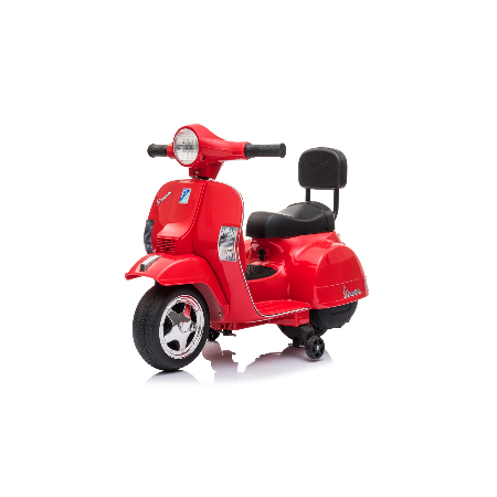 Mini Vespa Piaggio Rossa Elettrica per Bambini Batteria 6 V