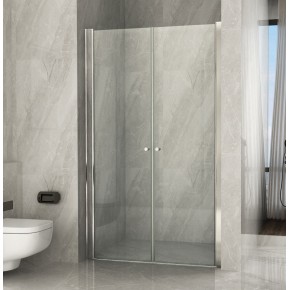 Box Doccia Saloon 70 80 90 100 120 cm 8 mm a Nicchia 2 Anta Battente Porta Parete