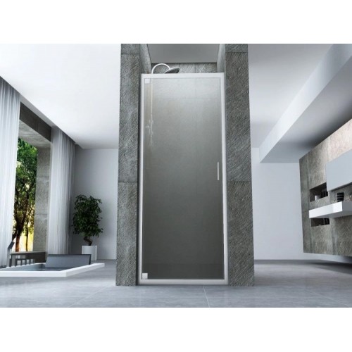 Box Doccia Nicchia 6 mm Vetro Opaco Anta Battente 65 70 75 80 Porta Parete