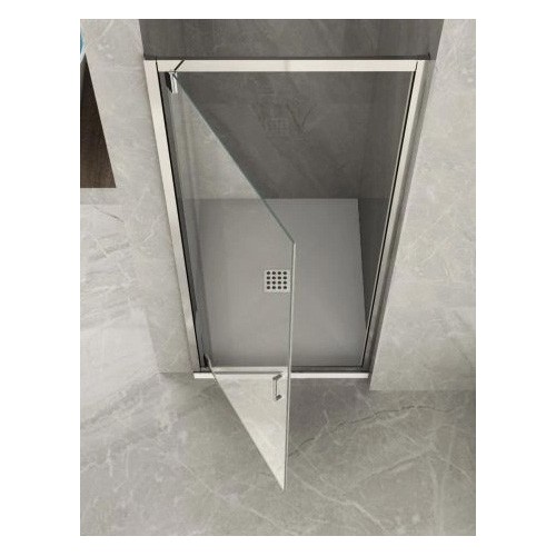 Box Doccia Nicchia 6 mm Anta Battente 65 70 75 80 Porta Parete Cristallo Vetro