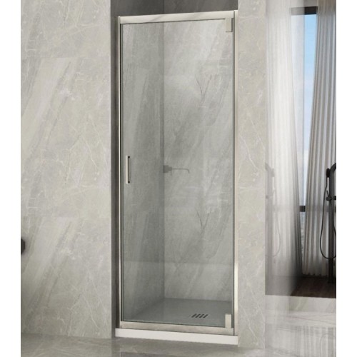 Box Doccia Nicchia 6 mm Anta Battente 65 70 75 80 Porta Parete Cristallo Vetro