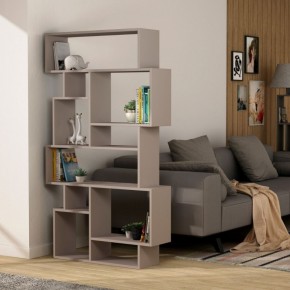 Libreria in Legno Tortora Verticale Orizzontale Moderna Bifacciale 2