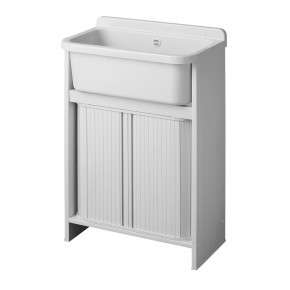 Lavatoio per Esterno con Mobiletto 55x78 in Resina Lavanderia | Bricoshop24