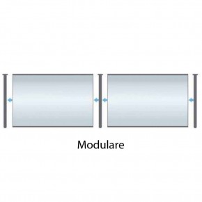 Pensilina 100x80 in Policarbonato Alveolare Trasparente Modulare | BricoShop24 2
