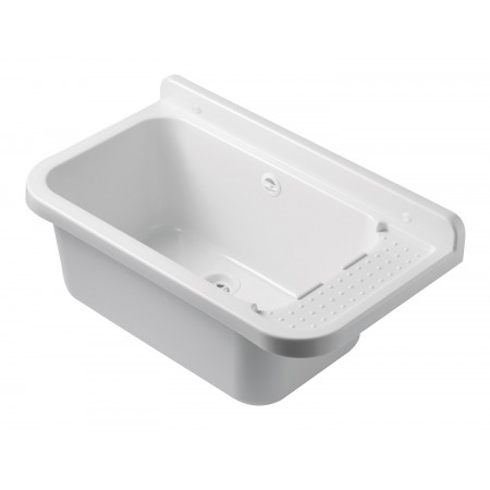 Pilozzo per Esterno 60x34 Lavello a Muro da Terrazzo Bagno Lavanderia