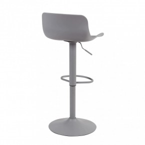 Sgabello Grigio Alto in Plastica da Bar Salone con Design Moderno 2