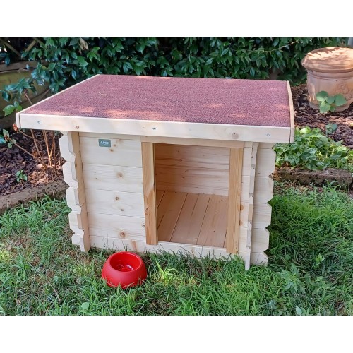 Cuccia in Legno per Cani Taglia Piccola da Esterno Giardino Inverno