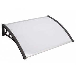 Pensilina in Policarbonato Alveolare Opaco 150x100 Antipioggia Porta