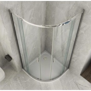 Box Doccia Cristallo 70x90 80x80 90x90 Semicircolare 6 mm | BricoShop24
