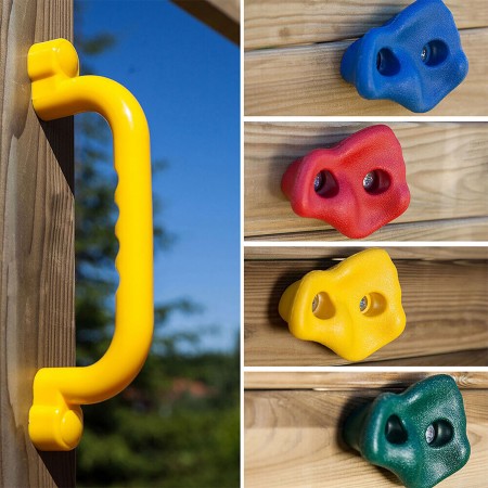 Parco Giochi in Legno per Bambini Altalena Scivolo Rampa Tavolino
