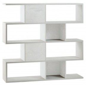 Libreria Modulare Bianco a Giorno Moderna Mensole Scaffale Ufficio Studio 2