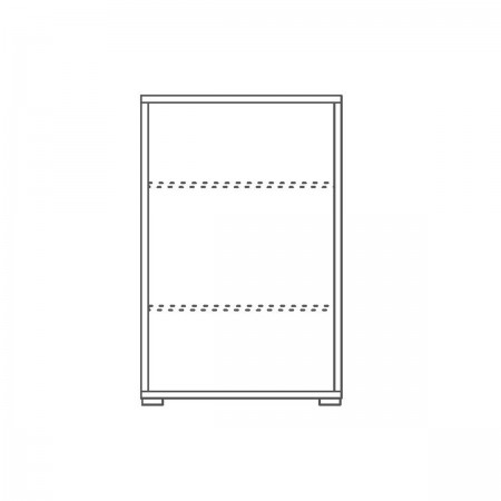 Mobile 2 Ante Noce Credenza Multiuso con Ripiani Ufficio Armadio Camera