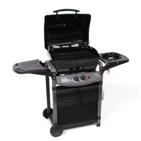 Barbecue Gas 10Kw Piu Saporillo 2 Bruciatori Acciaio Inox 50.6x35.6 Griglia 