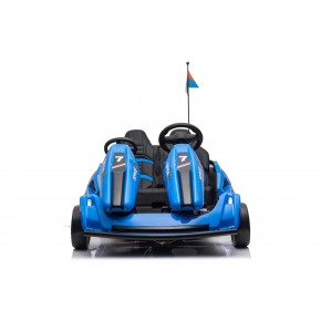 Macchina per Bambino Blu Go Kart Auto Elettrica Ruote a Batteria 24 V 2