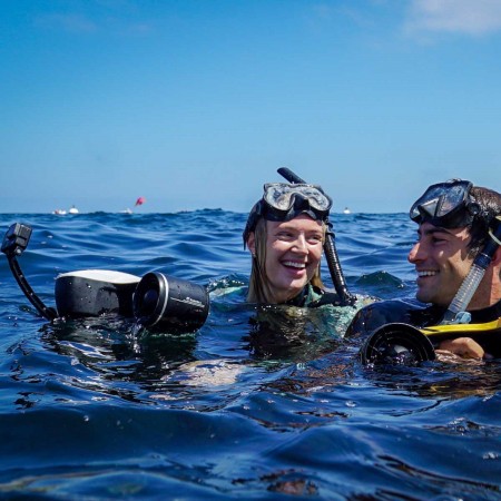 Seascooter a Batteria per Immersioni in Mare Acqua Scooter Galleggiabile