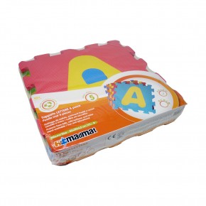Tappeto 5 Mattonelle Puzzle Componibile 30x30 Morbido per Bimbi 2