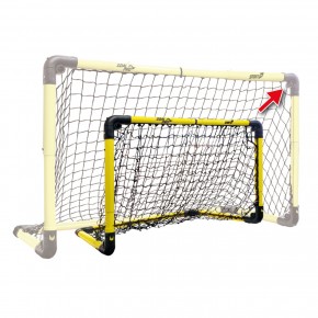 Porta Calcio Estendibile Pieghevole 90x60x42 Rete con Pompa e Palla 2