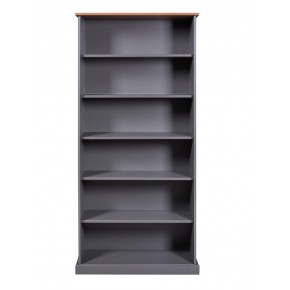 Libreria Mobile con 5 Ripiani in Legno Moderna Alta 190 per Studio 2