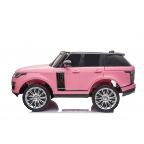 Auto Elettrica per Bambini Range Rover Rosa Macchinina 12V Batteria 2