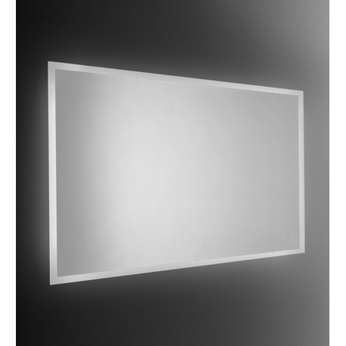 Moderno Specchio da Bagno con Illuminazione a Led Rettangolare 100x80