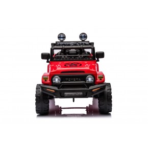 Macchina Elettrica per Bambini Toyota Cruiser Rossa Auto a Batteria 12 V 2