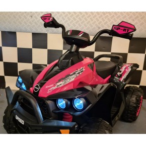Quad Elettrico 4 ruote Macchina a Batteria 12 V Luci Auto Macchinina 2