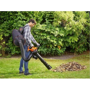 Aspiratore e Soffiatore Black & Decker 3000W con Trituratore per Foglie 2