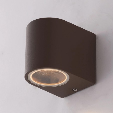 Faretto a Parete Applique da Esterno Punto Luce in Alluminio Bronzo