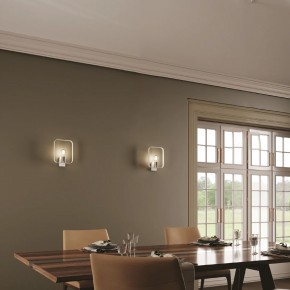 Lampada da Parete Intec Luce per Interno Applique Bianca Lampadina E27 2